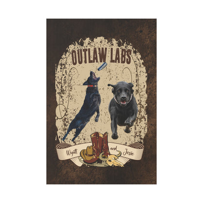 OUTLAW LABS  Plastic Yard Sign