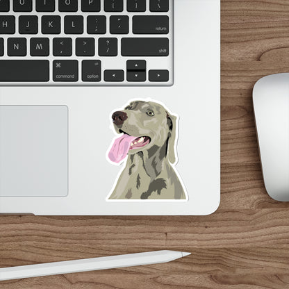 Weimaraner Die-Cut Stickers