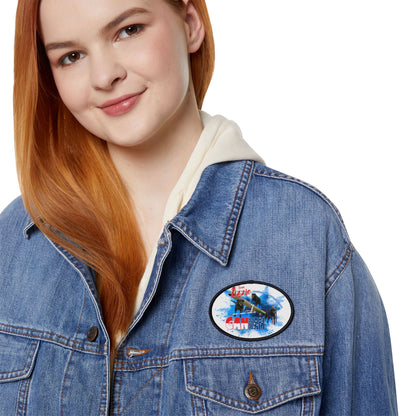 Copy of LIZZIE CAN AM Iron-On Patches white