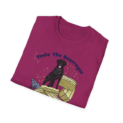 TESLA Barn Hunt Unisex Softstyle T-Shirt