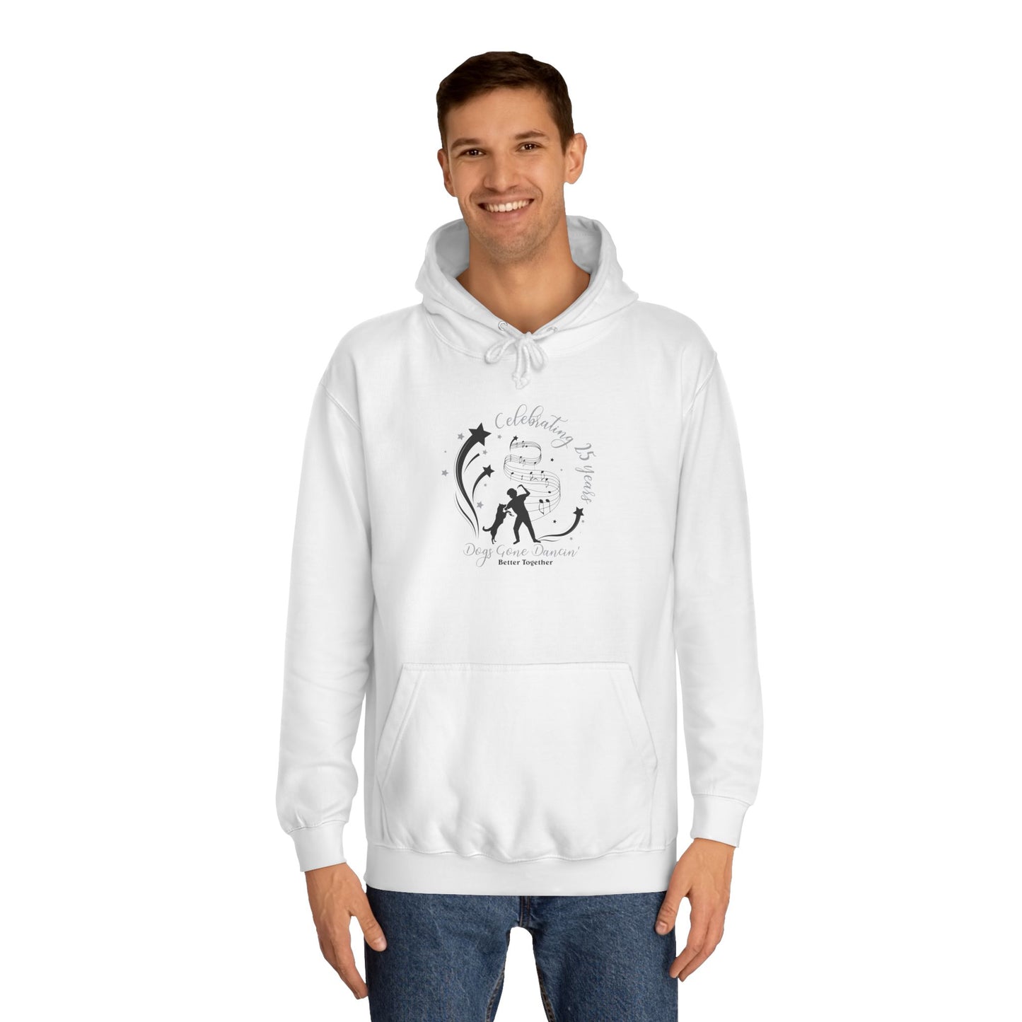 Dogs Gone Dancin' Unisex College Hoodie - Black