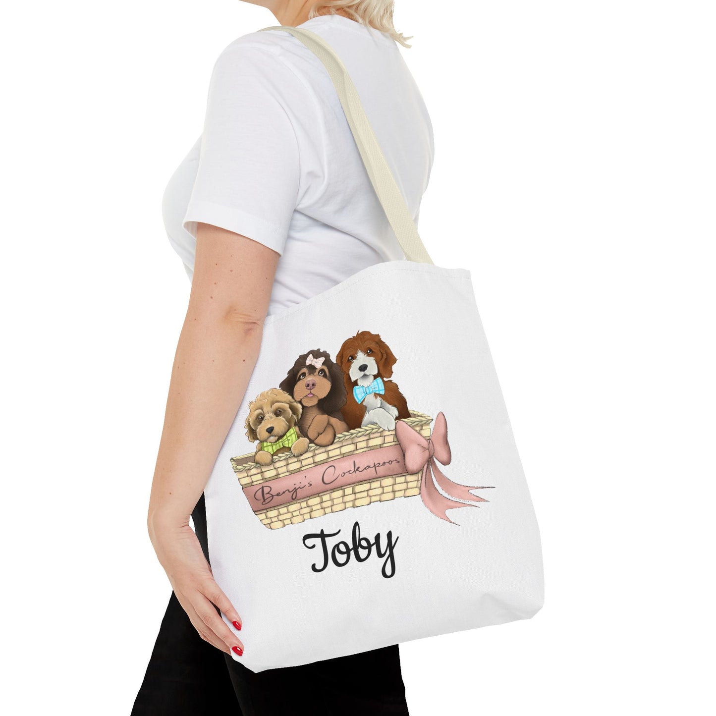 Toby * Benjis Cockapoos Tote Bag