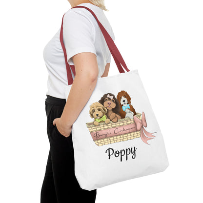 Poppy    Benjis Cockapoos Tote Bag