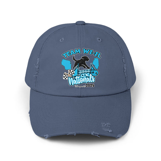 TEAM WI-IL CPE Unisex Distressed Cap