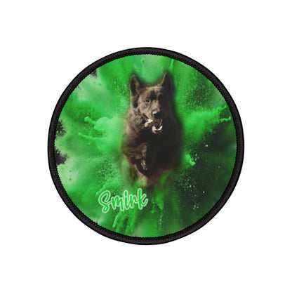 SMIRK  Badge Iron-On Patches