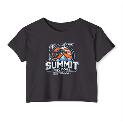 SUMMIT DISC DOGS   Women's Festival Crop Top