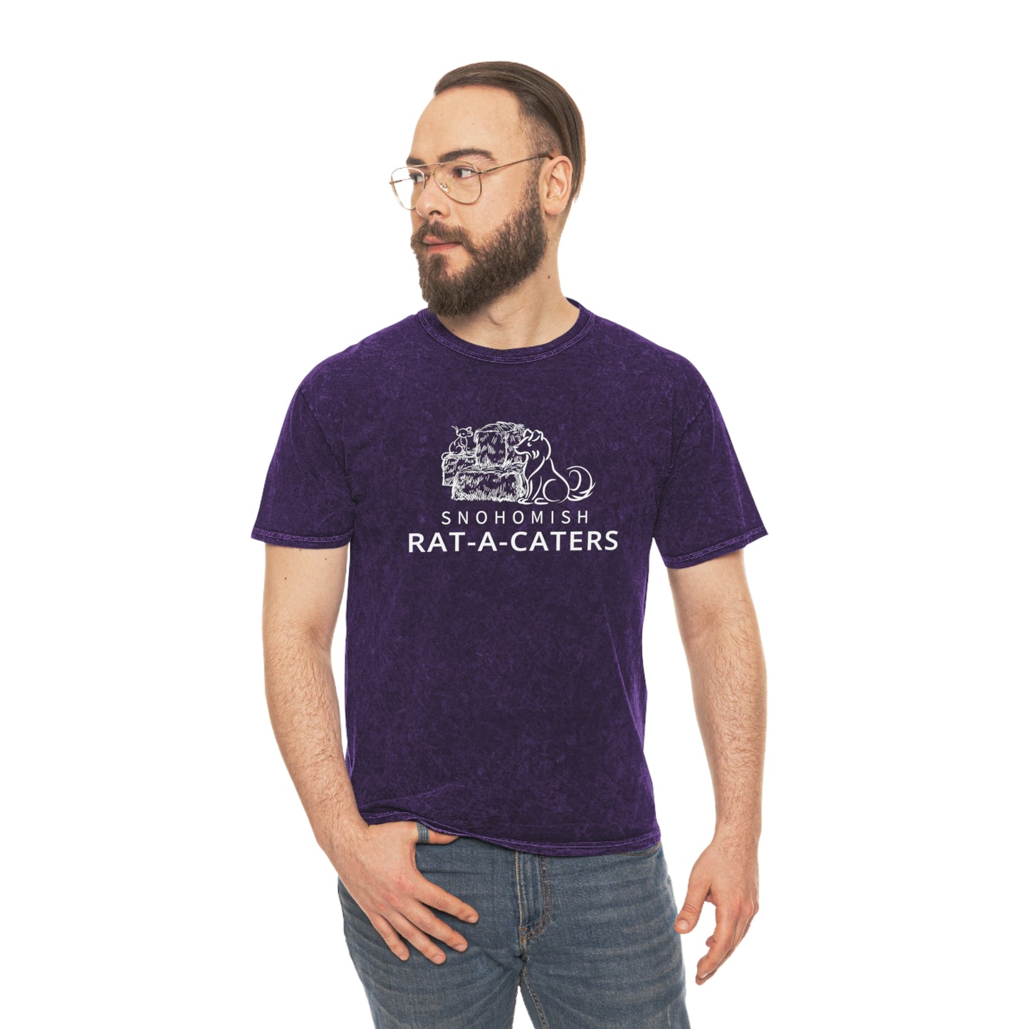 RAT-A-CATCHERS Unisex Mineral Wash T-Shirt