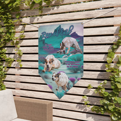 ROSE OF EARL Pennant Banner