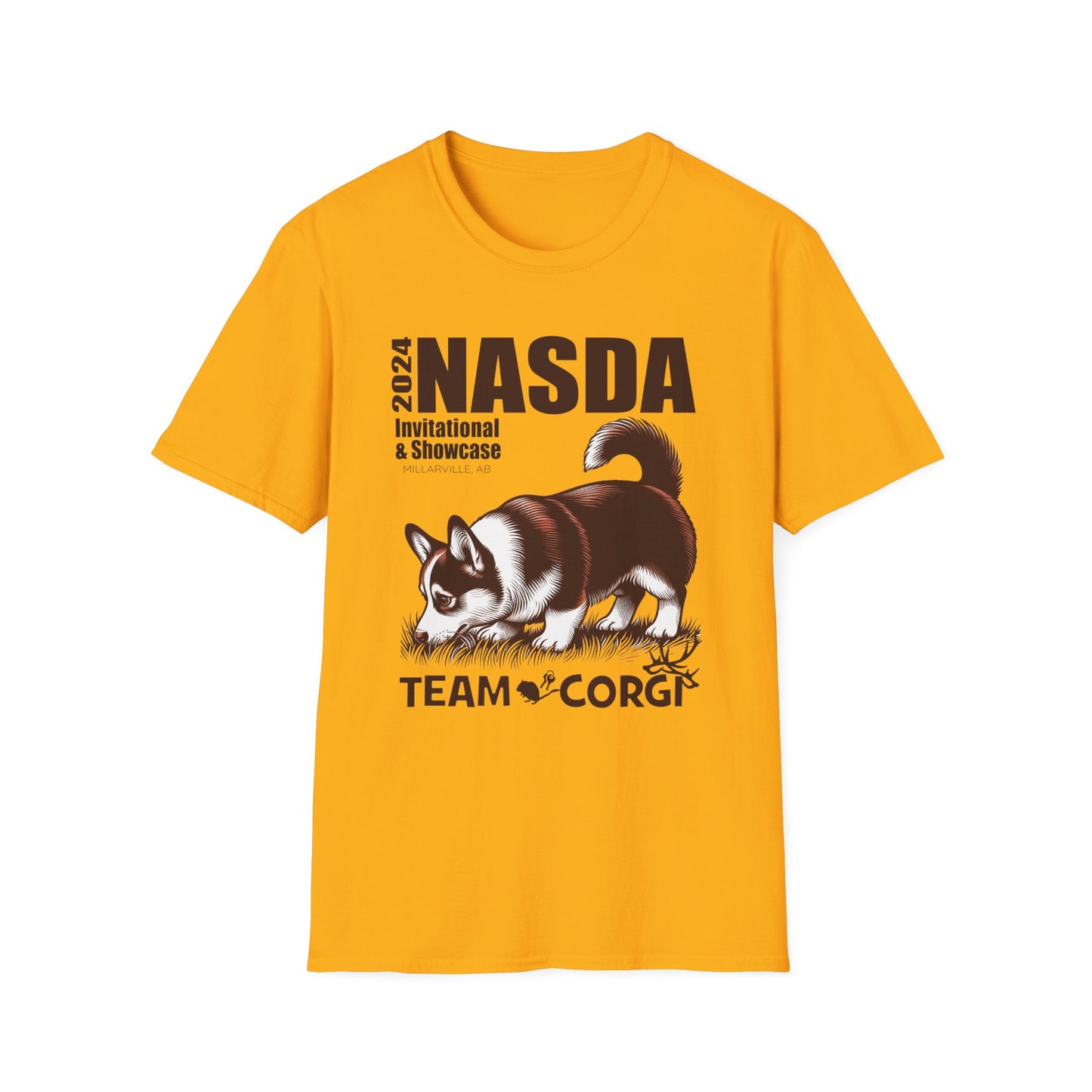 CORGI 2 NASDA  Unisex Softstyle T-Shirt