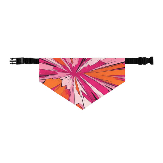 PINK ORANGE #1 Pet Bandana Collar