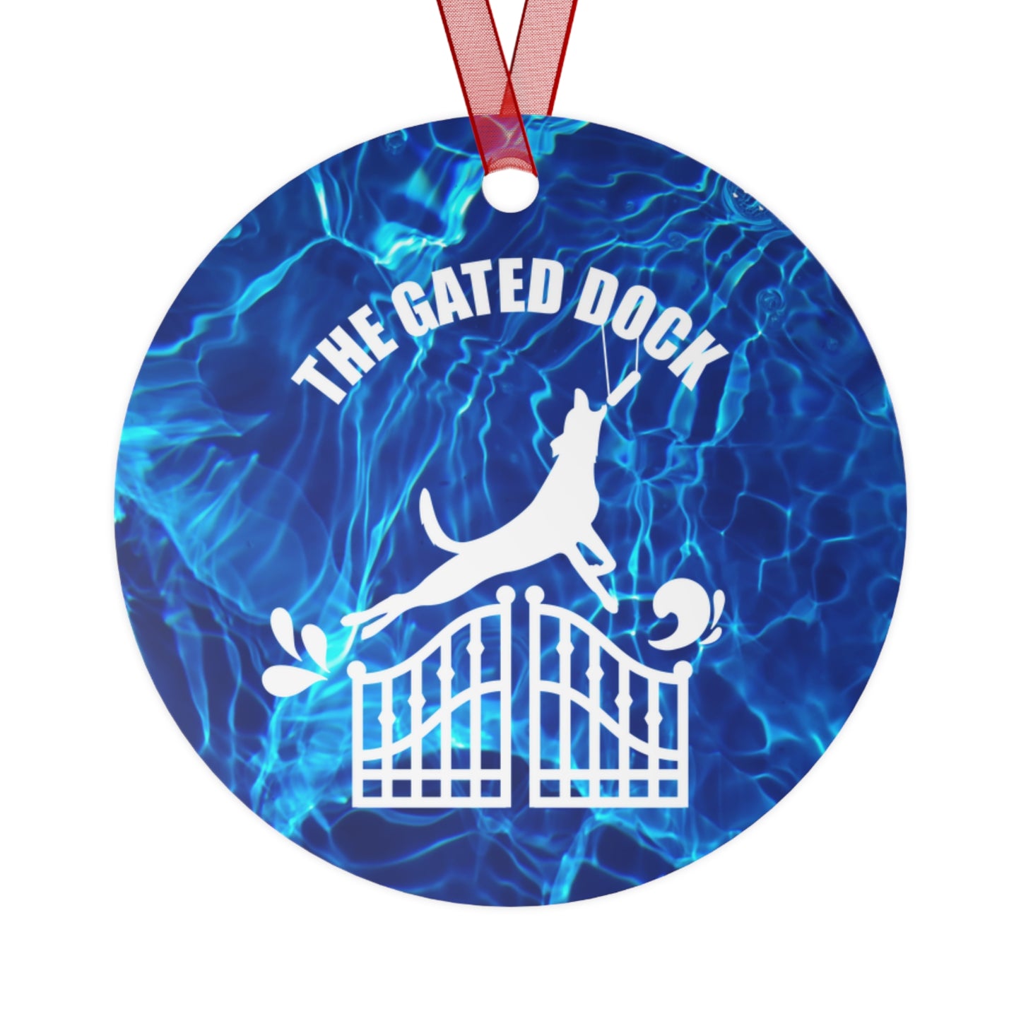 GATED DOCK Metal Ornaments