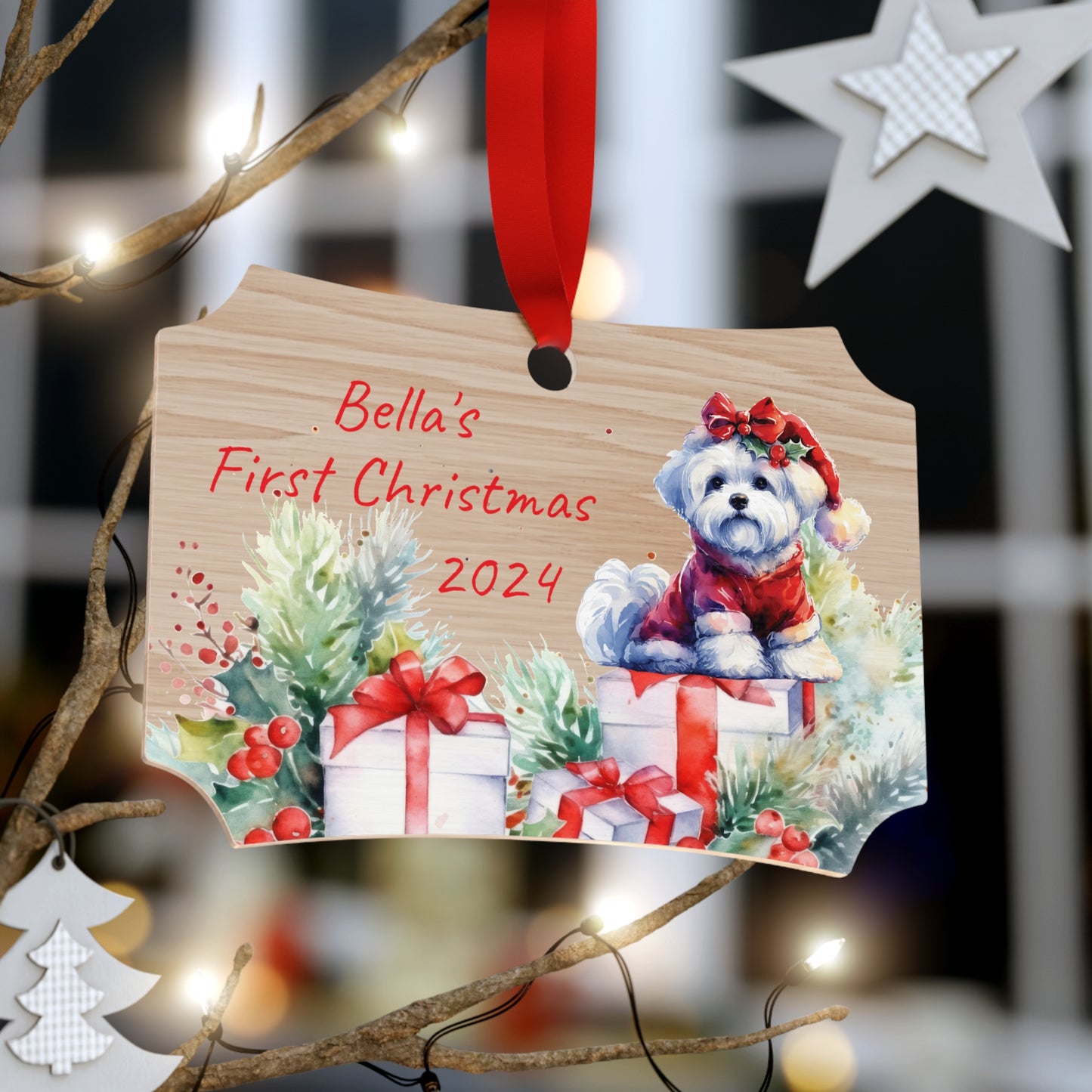SAMPLE CUSTOM Plywood Ornaments