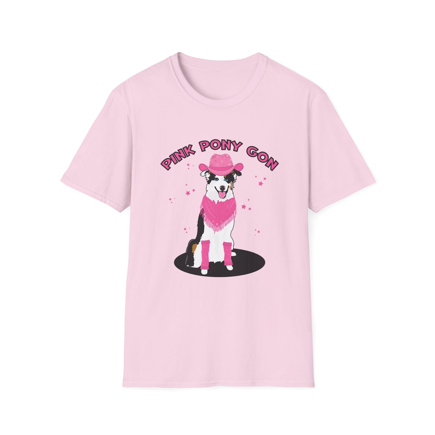 pink pony Unisex Softstyle T-Shirt