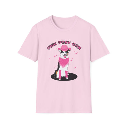 pink pony Unisex Softstyle T-Shirt