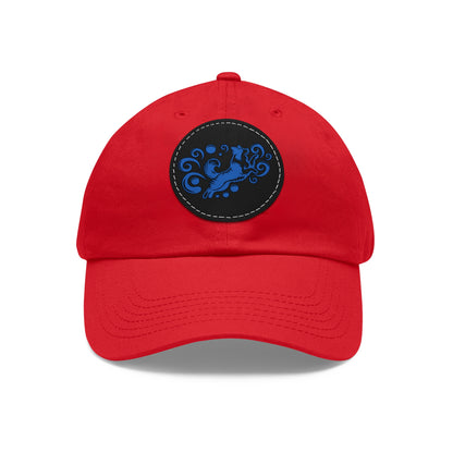 BORDER COLLIE - Splash, Hat with Leather Patch