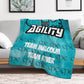 Team Malcolm and Team River Throw Blanket-60"x80"