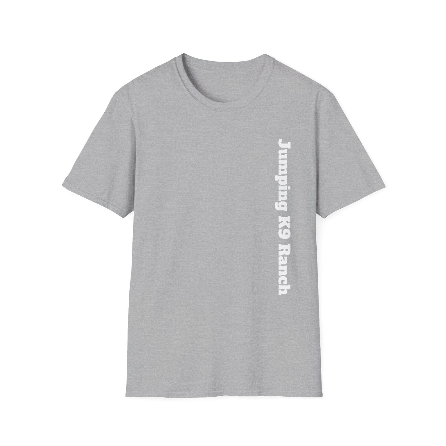 Jumping K9 Ranch  Unisex Softstyle T-Shirt