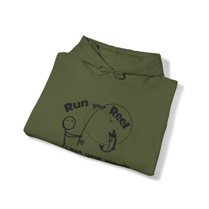 RUN YOUR REEL - 7 Unisex Heavy Blend™ Hooded Sweatshirt