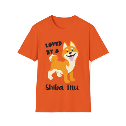 LOVED BY SHIBA 2 Unisex Softstyle T-Shirt