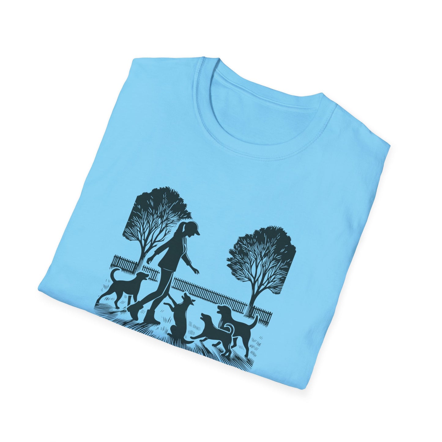 3 No Dogs Left Behind - Unisex Softstyle T-Shirt