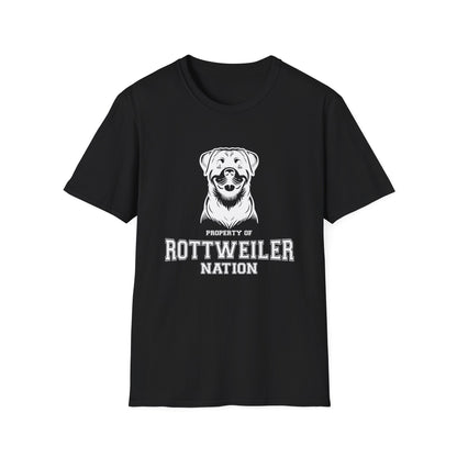ROTTWEIILER NATION Unisex Softstyle T-Shirt