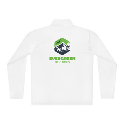 EVERGREEN DISC DOGS Unisex Quarter-Zip Pullover