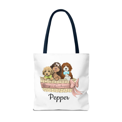 Pepper  Benjis Cockapoos Tote Bag
