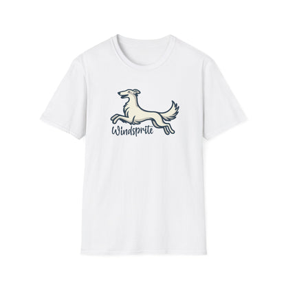 *Joy WINDSPRITE - Silken Windhound Waving Unisex Softstyle T-Shirt