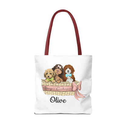 OLIVE Benjis Cockapoos Tote Bag