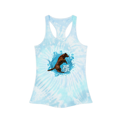 TEAM BOOMER Tie Dye Racerback Tank Top