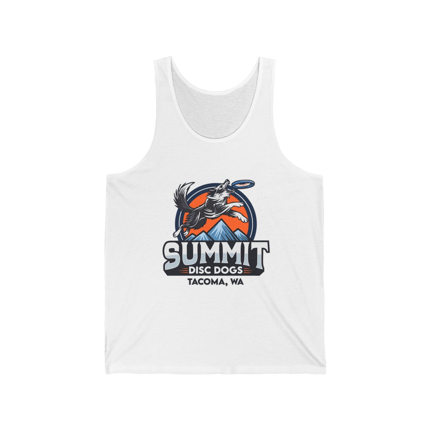 SUMMIT DISC DOGS  Unisex Jersey Tank