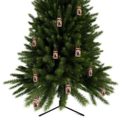 RIDER Sled Ornaments