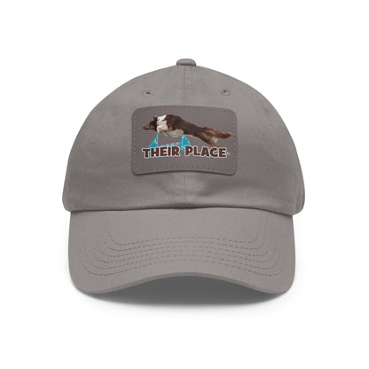 *AKC AGILITY LEAGUE Hat with Leather Patch (Rectangle)