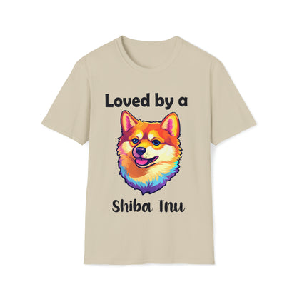 LOVED BY SHIBA Unisex Softstyle T-Shirt