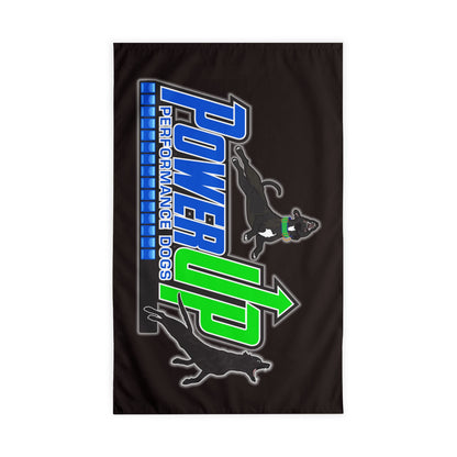 POWER UP - Outdoor Flag with Rod Pocket