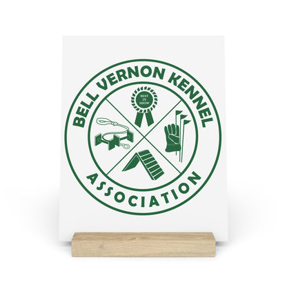 BELL VERNON KENNEL ASSOCIATION Gallery Board with Stand