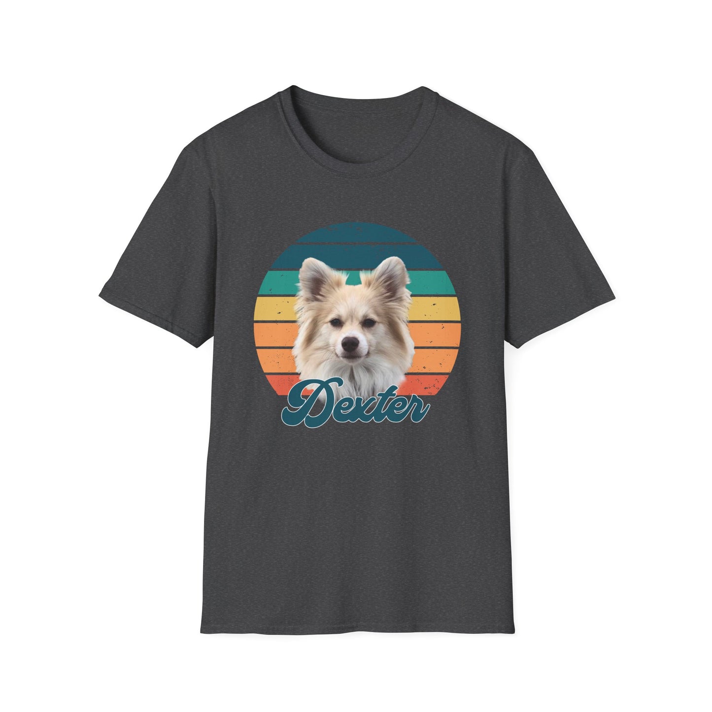 RETRO SUNSET DEXTER Unisex Softstyle T-Shirt