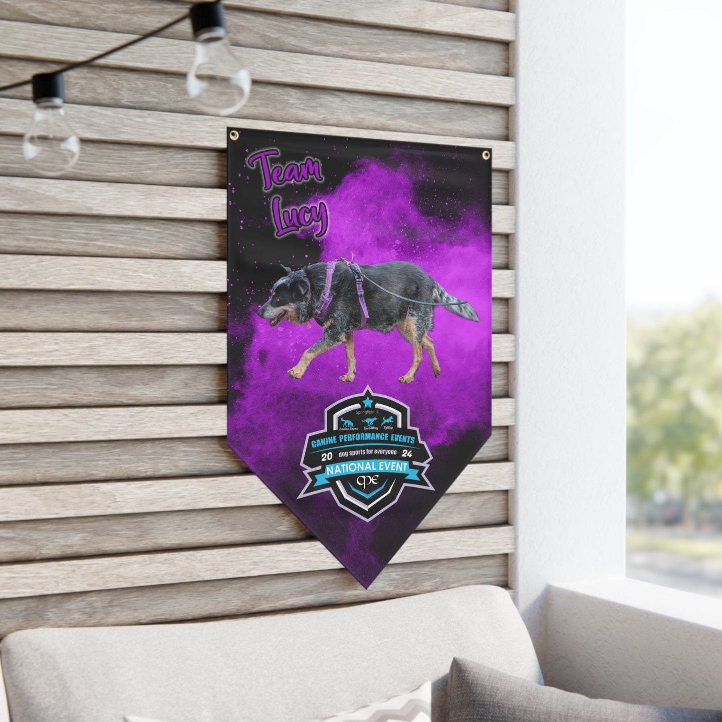 CPE Team Lucy Pennant Banner - PERSONALIZE!