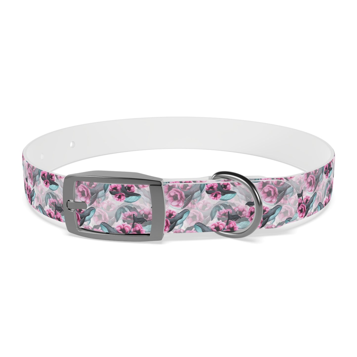 FLORAL ORCA  Dog Collar