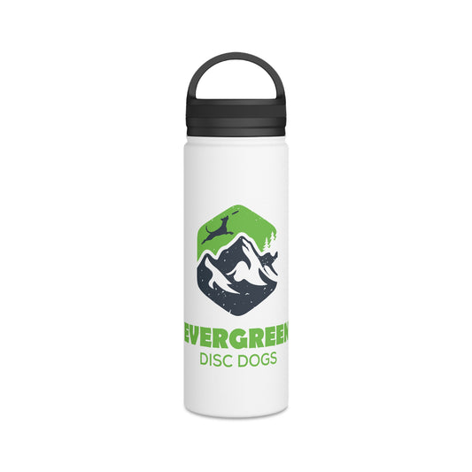 EVERGREEN DISC DOGS Stainless Steel Water Bottle, Handle Lid