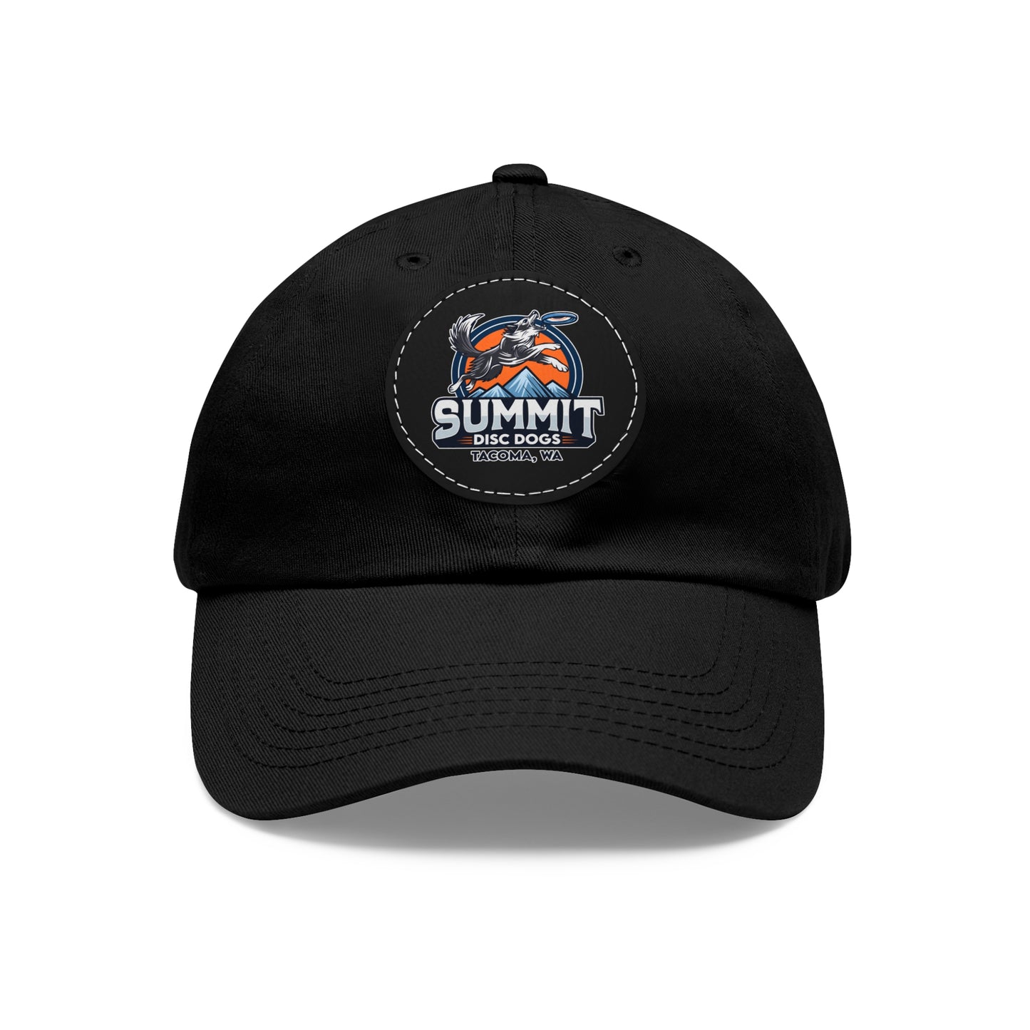 *SUMMIT DISC DOGS  Hat with Leather Patch (Round)