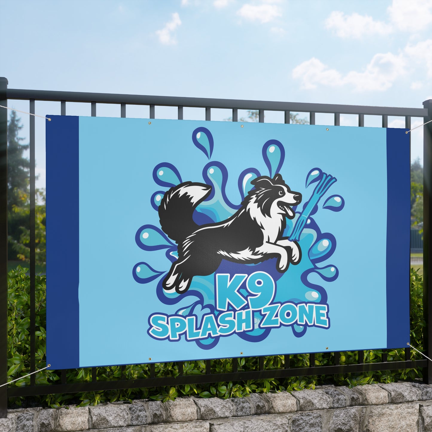 K9 SPLASH ZONE Matte Banner