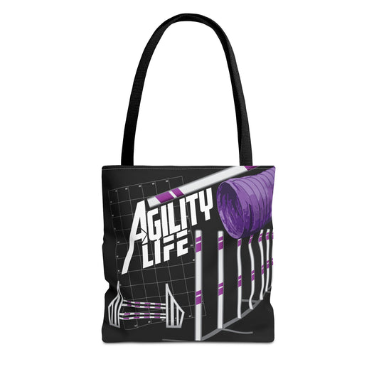 AGILITY LIFE BLACK Tote Bag