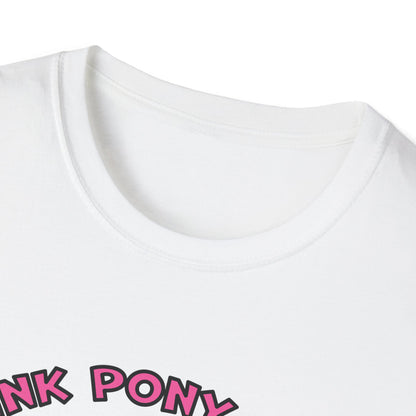 pink pony Unisex Softstyle T-Shirt