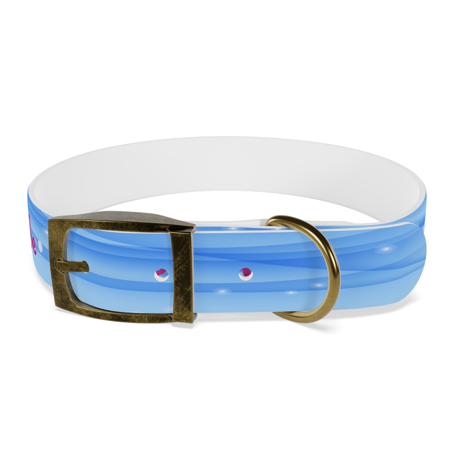 SOFT WAVES - Blue - Phoebe - Dog Collar