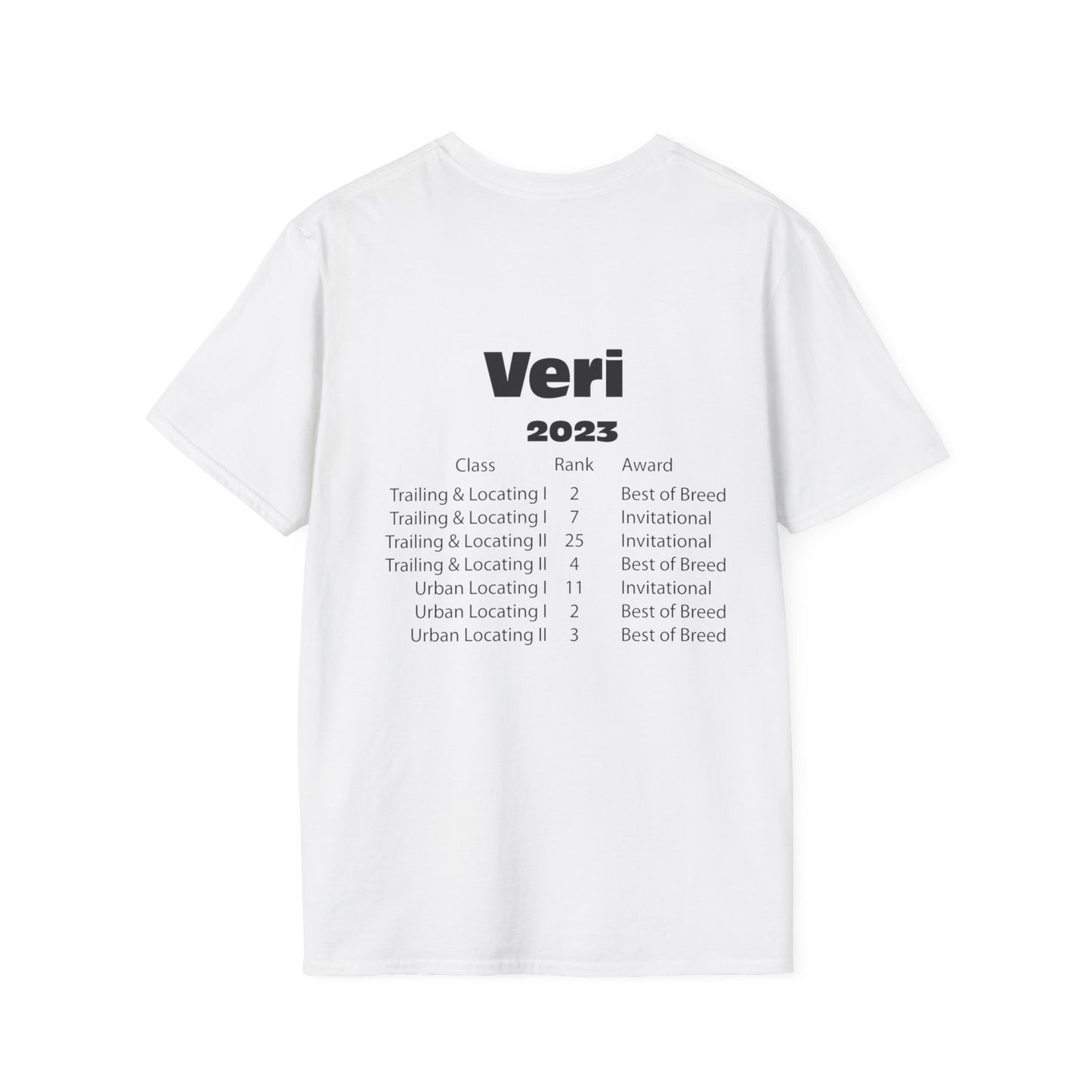 VERI   TEAM BORDER TERRIER - NASDA  Unisex Softstyle T-Shirt