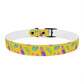 80S Summer Fun  Dog Collar