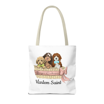 Harlem Saint Benjis Cockapoos Tote Bag