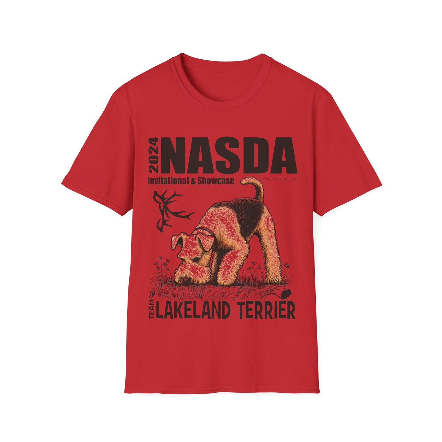 TEAM  LAKELAND TERRIER  -  NASDA  Unisex Softstyle T-Shirt