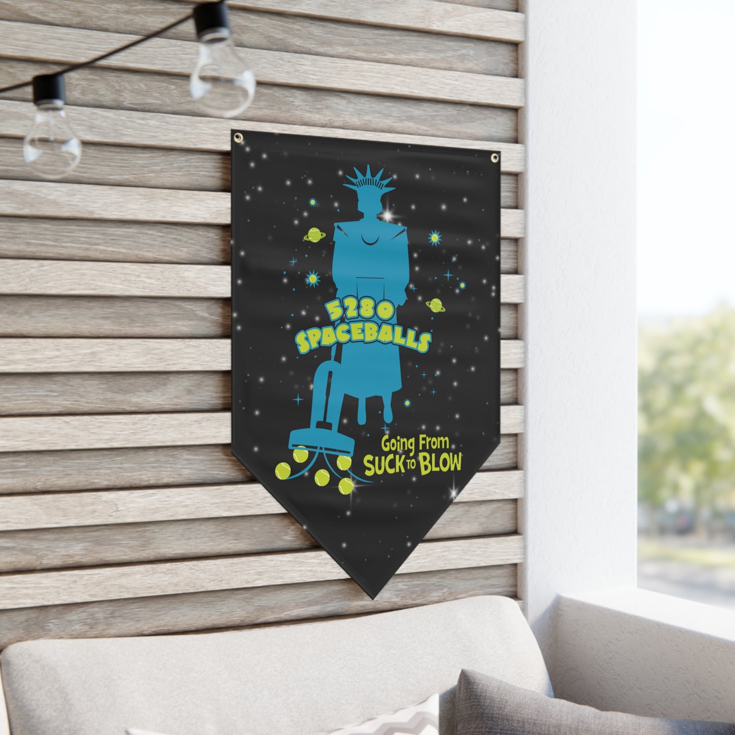 SPACEBALLS Pennant Banner